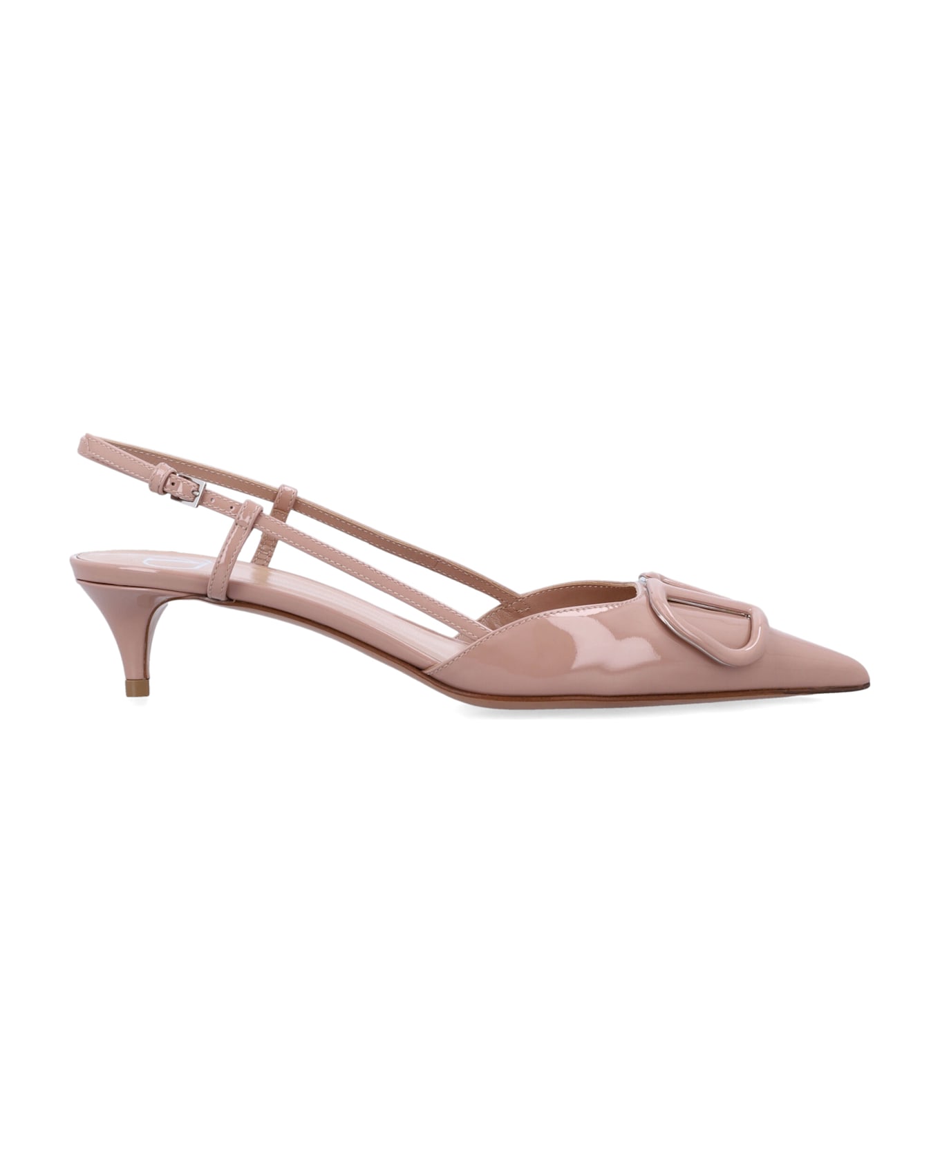 Valentino Garavani Vlogo Slingback Pump - ROSE CANNELLE
