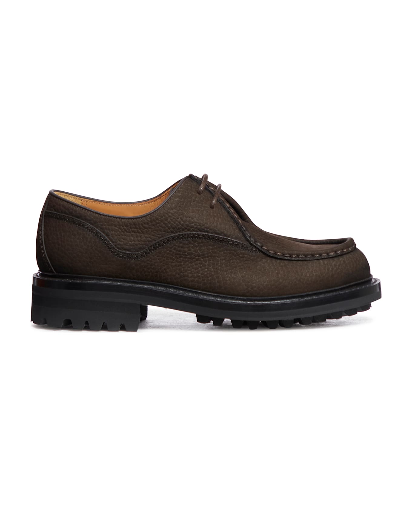 Church's Hammered Leather Lace-ups - Aev Ebony