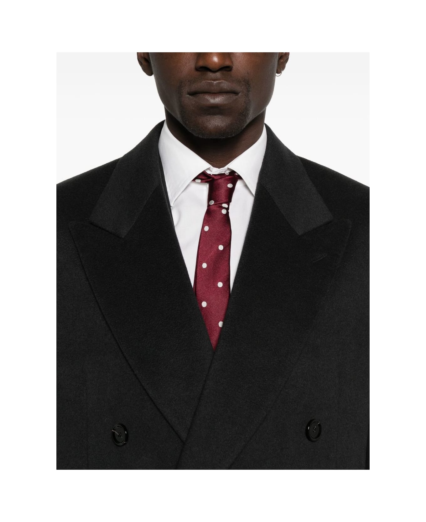 Lardini Coat Grey Double-breasted - Grey