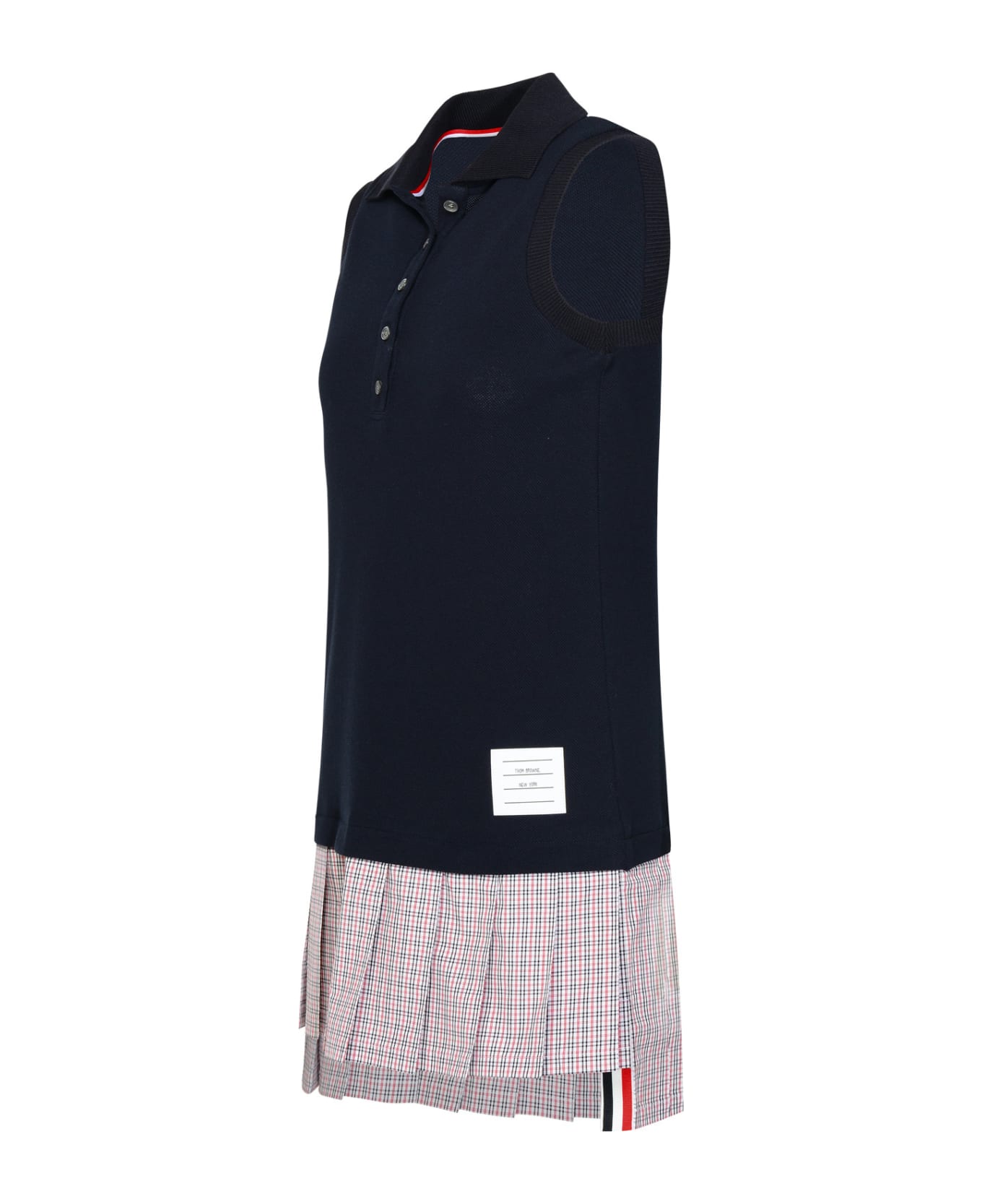 Thom Browne Navy Cotton Dress - NAVY