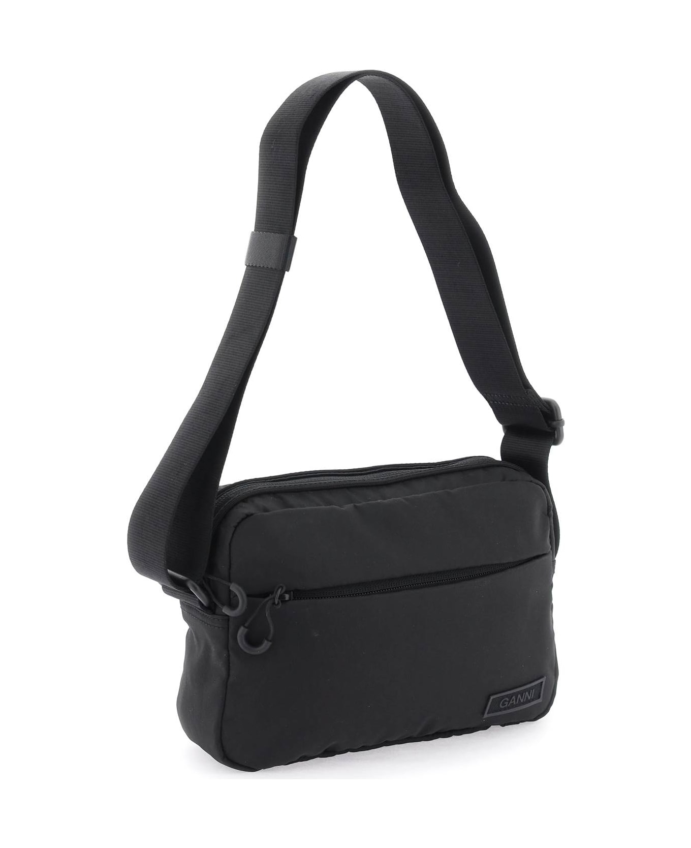 Ganni Camera Bag Crossbody Bag - BLACK (Black) ショルダーバッグ
