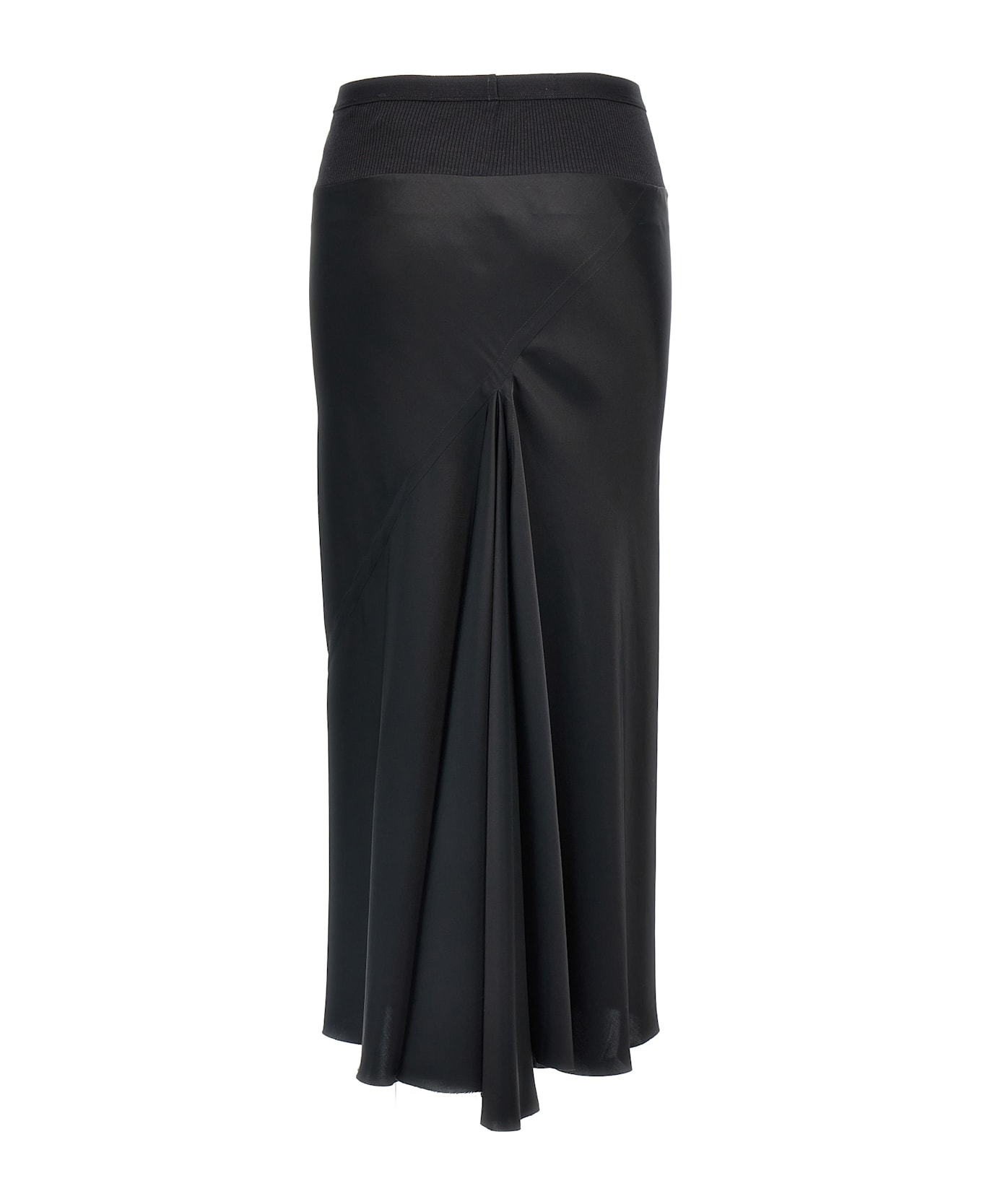 Rick Owens 
a Line Bias
 Skirt - Black  