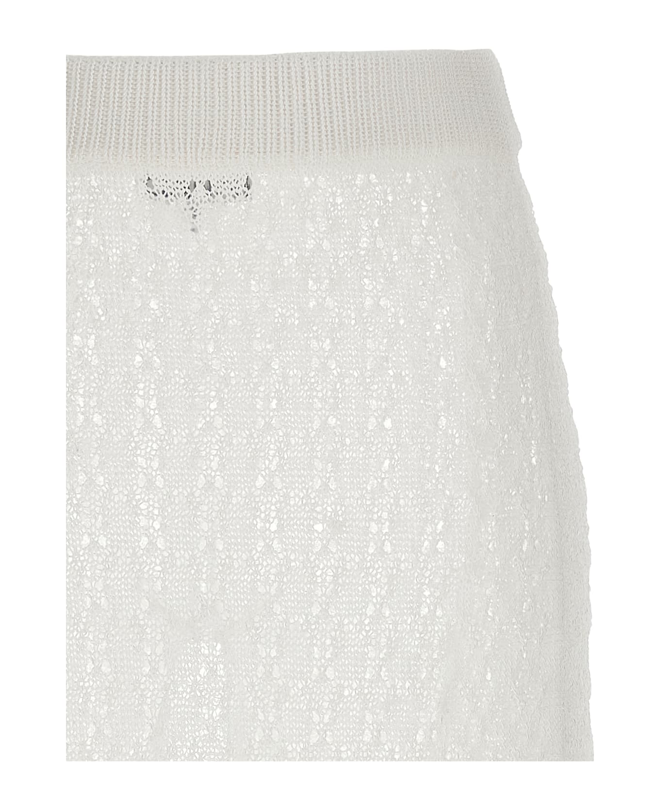 スカート Ganni FW25 'Shiny Pointelle Knit' skirt (K2546 135) Ganni 'shiny Pointelle Knit' Skirt | italist
