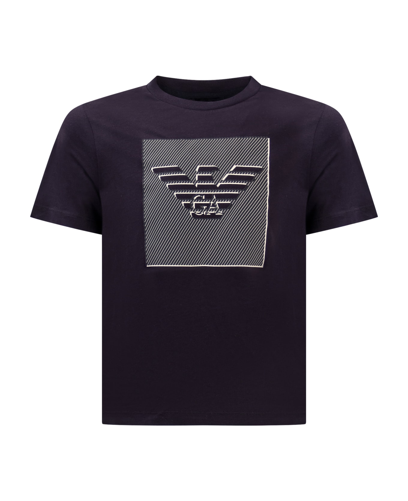 Emporio Armani Logo T-shirt - Blu Navy Tシャツ＆ポロシャツ