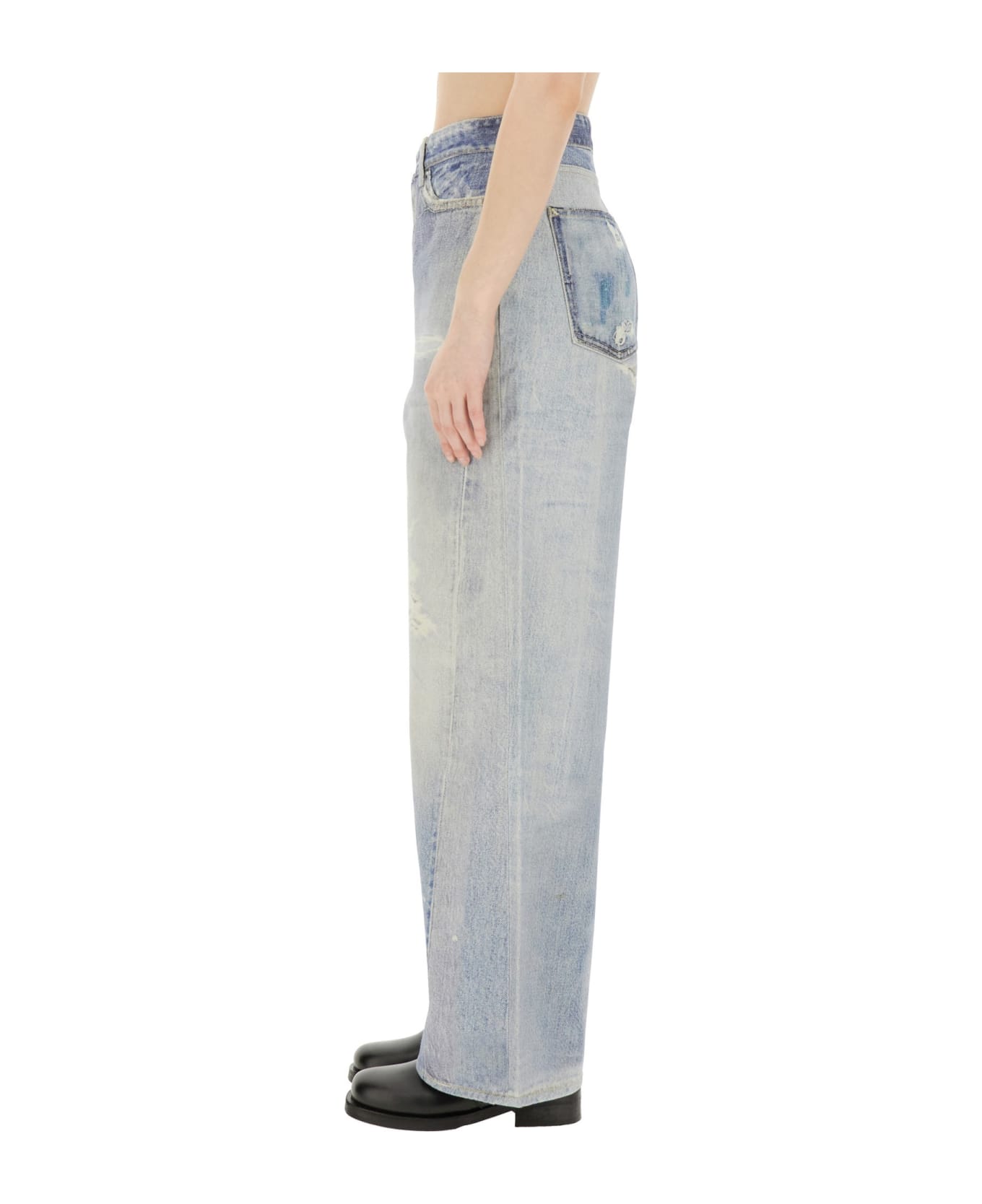 Our Legacy Jeans Full Cut - Digital Denim Print デニム