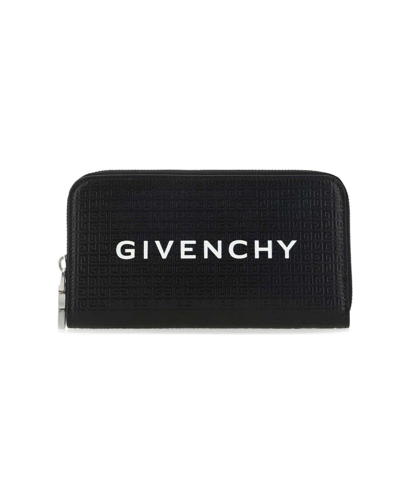 Givenchy 4g Motif Zipped Wallet - NERO