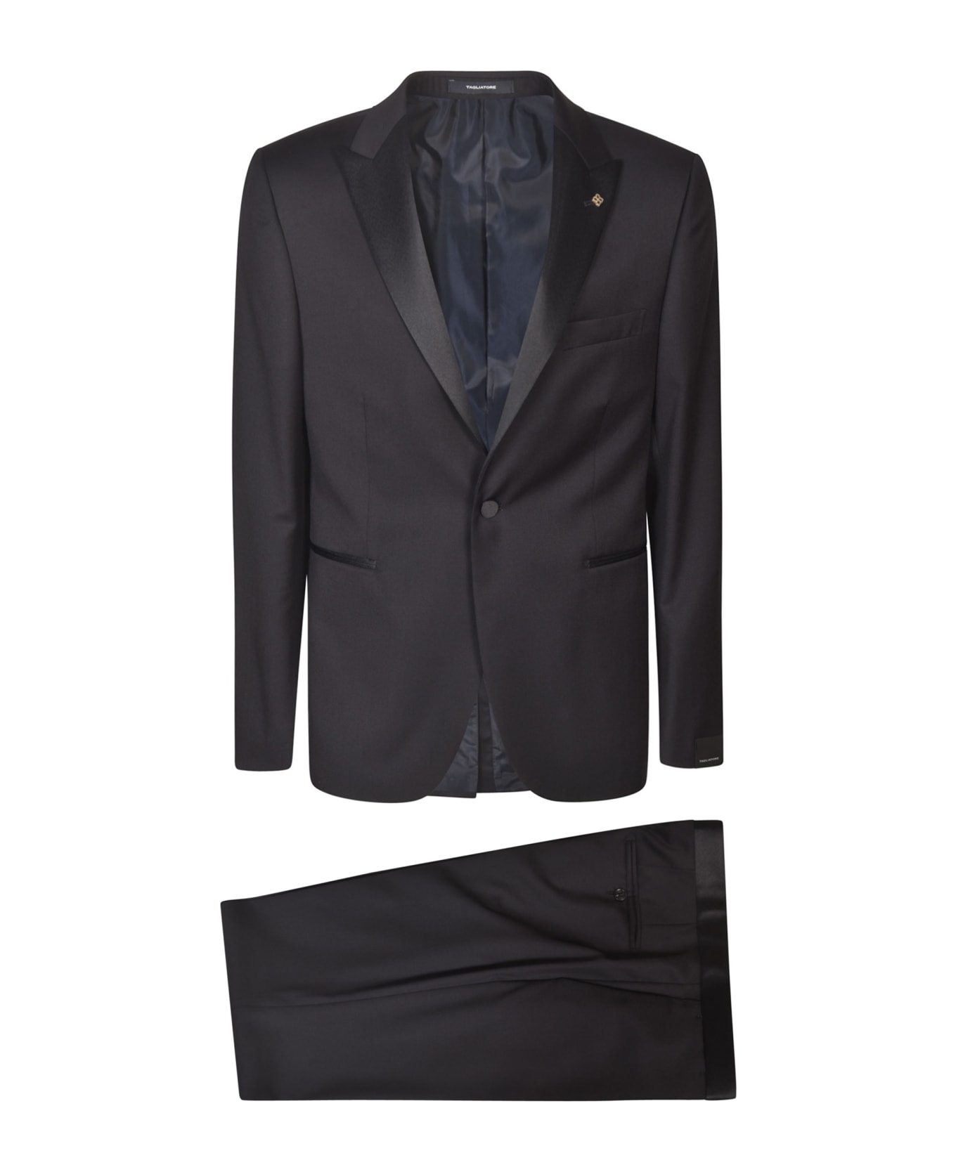 Tagliatore Logo Patched Plain Suit スーツ