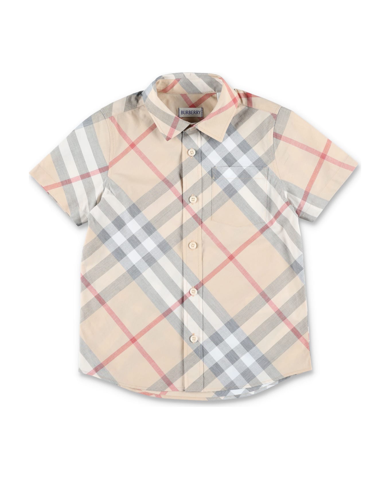 Burberry Check Shirt - Pale stone ip check