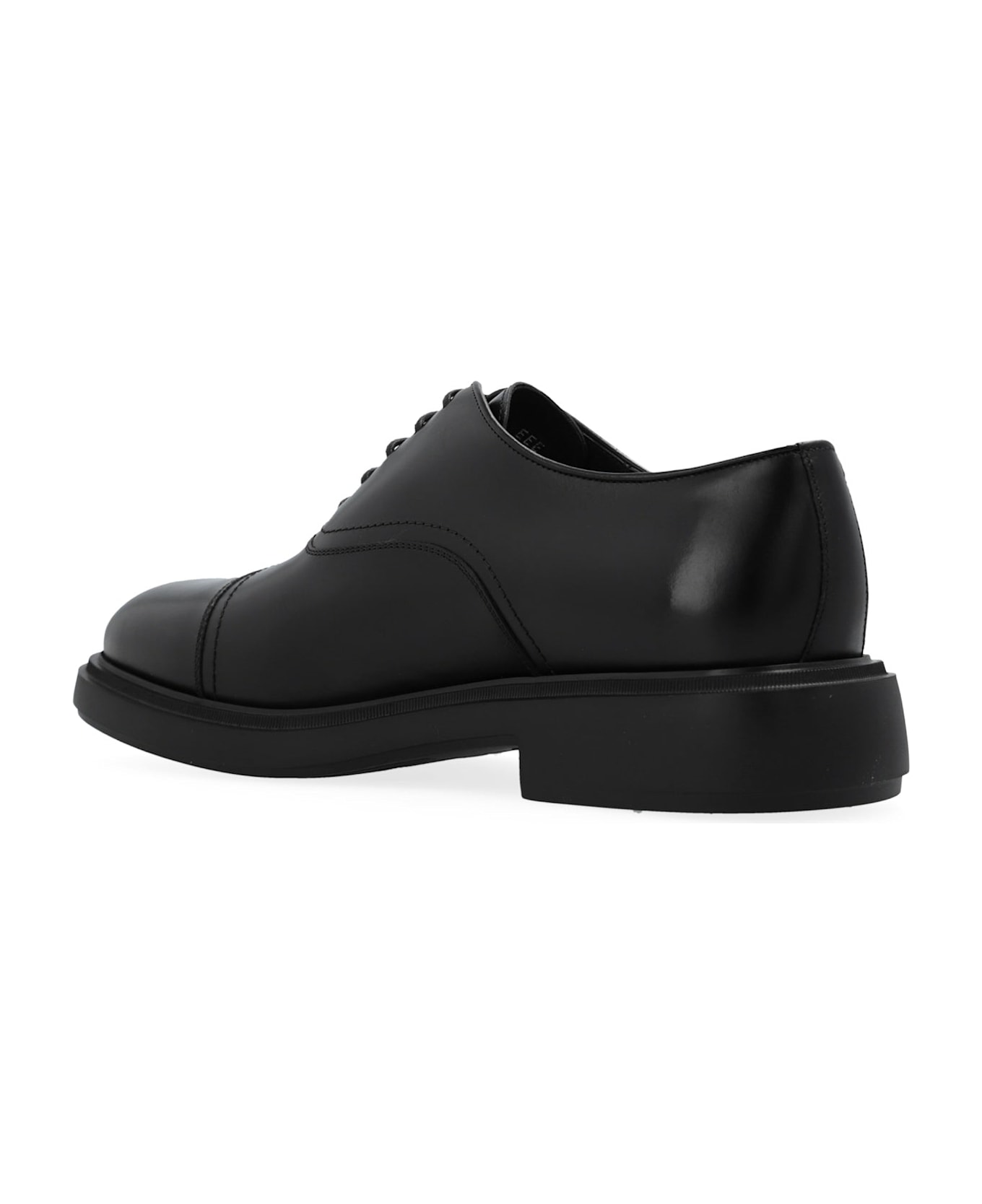 Ferragamo Leather Oxford - Black