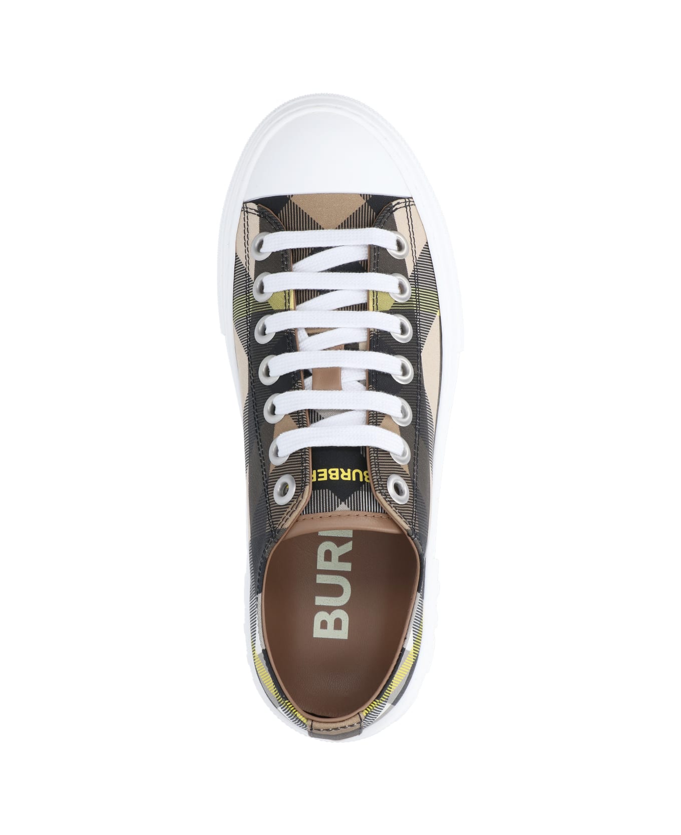Burberry Cotton Sneakers - Brown