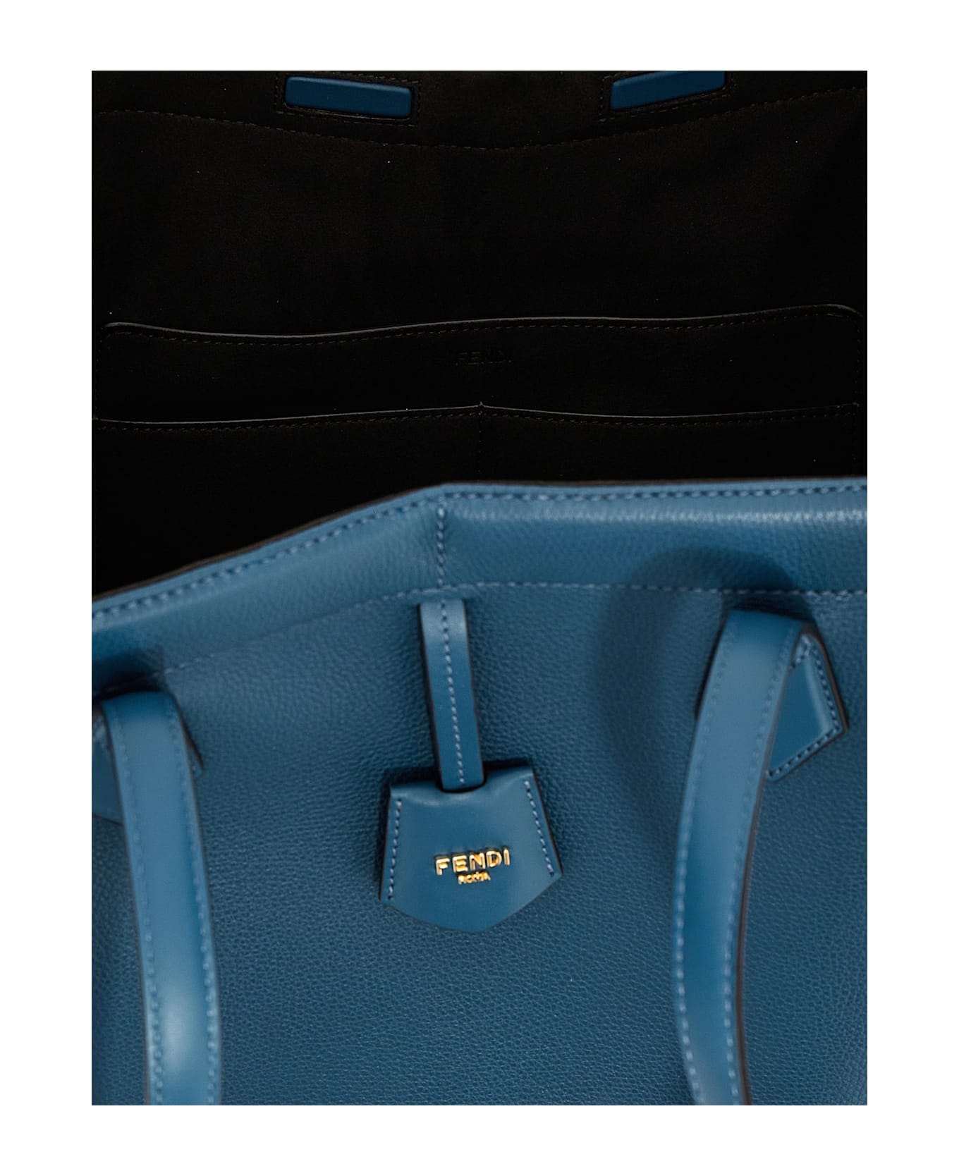 Fendi 'fendi Origami Medium' Shopping Bag - Blue