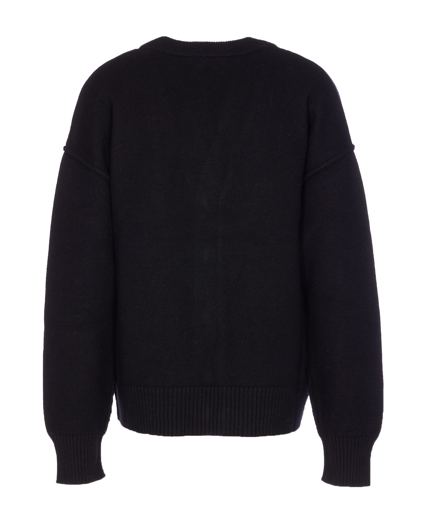 Ami Alexandre Mattiussi Ami De Coeur Cardigan - Black