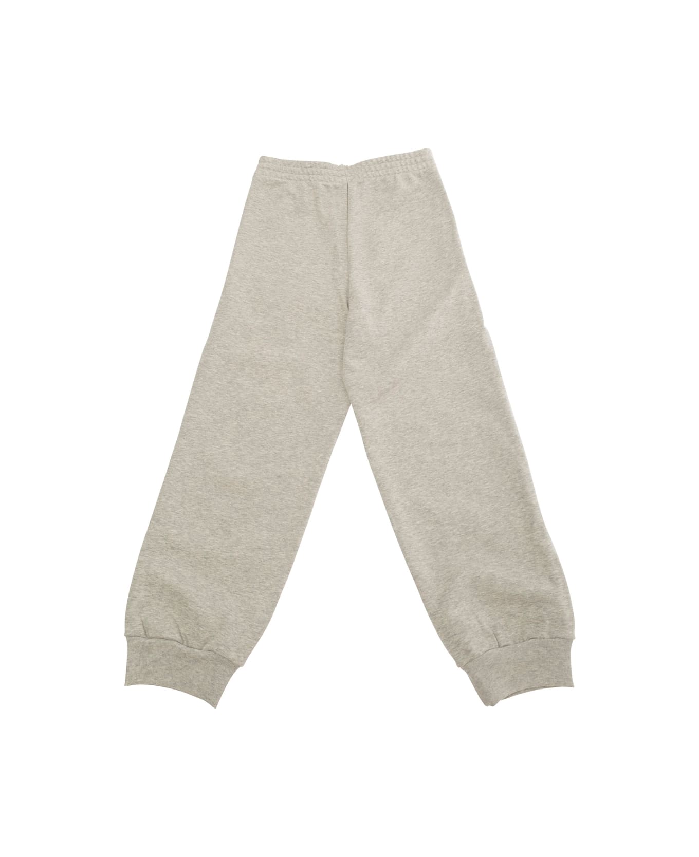 Marni Grey Pants With Logo On The Leg In Cotton Boy - Grey