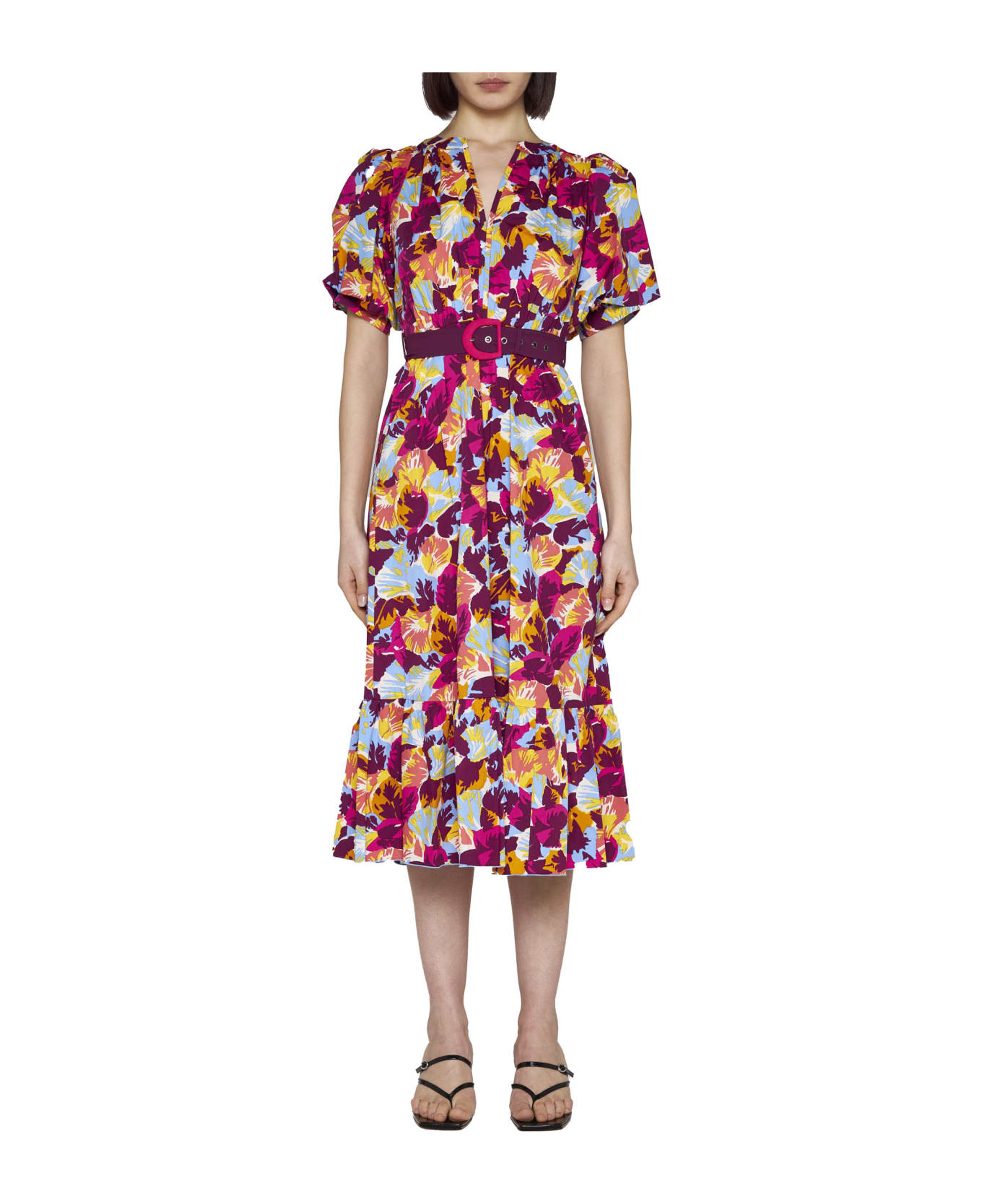Diane Von Furstenberg Dress - Grdn petals medgrdn petals sm ワンピース＆ドレス