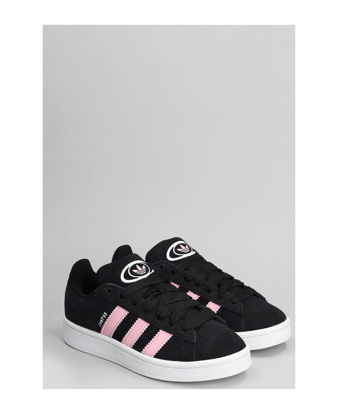 Adidas Campus 00s Sneakers In Black Suede - black