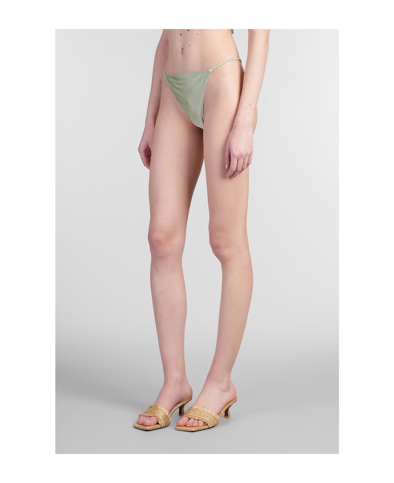 Cult Gaia Anoki Beachwear In Green Polyamide - green