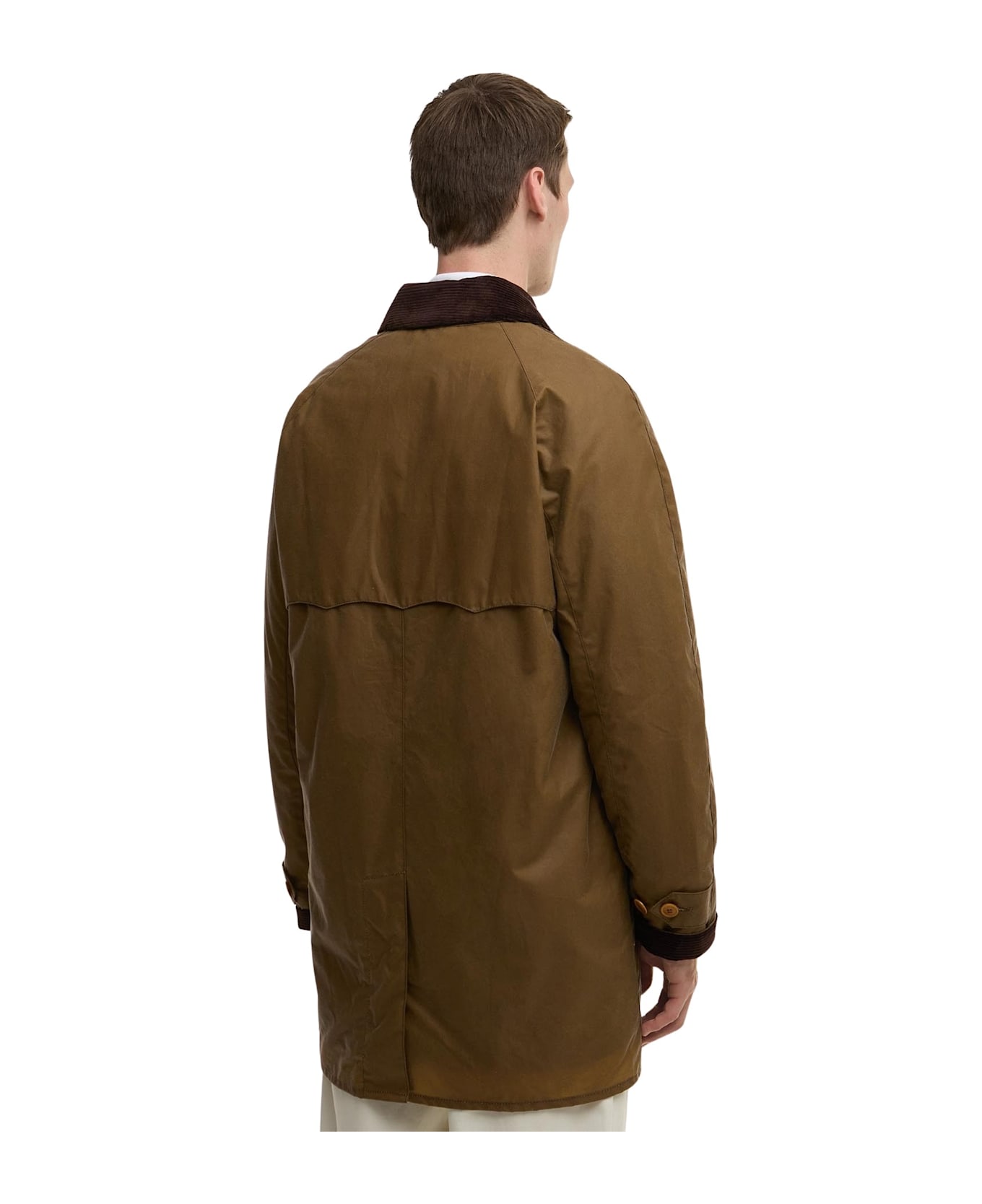 Baracuta Ba X Br Wax Trench Coat - Tan