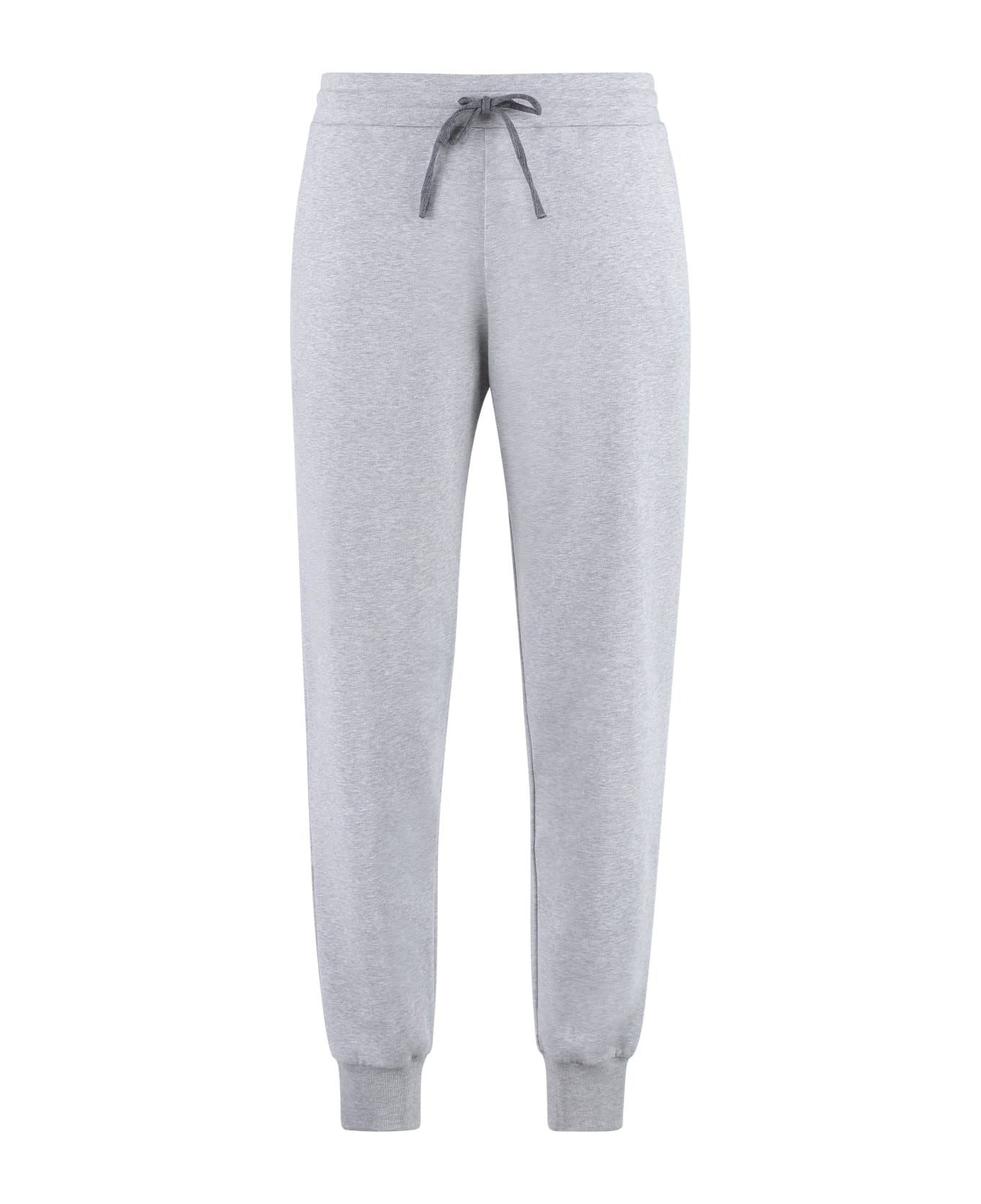Canali Cotton Track-pants - grey スウェットパンツ