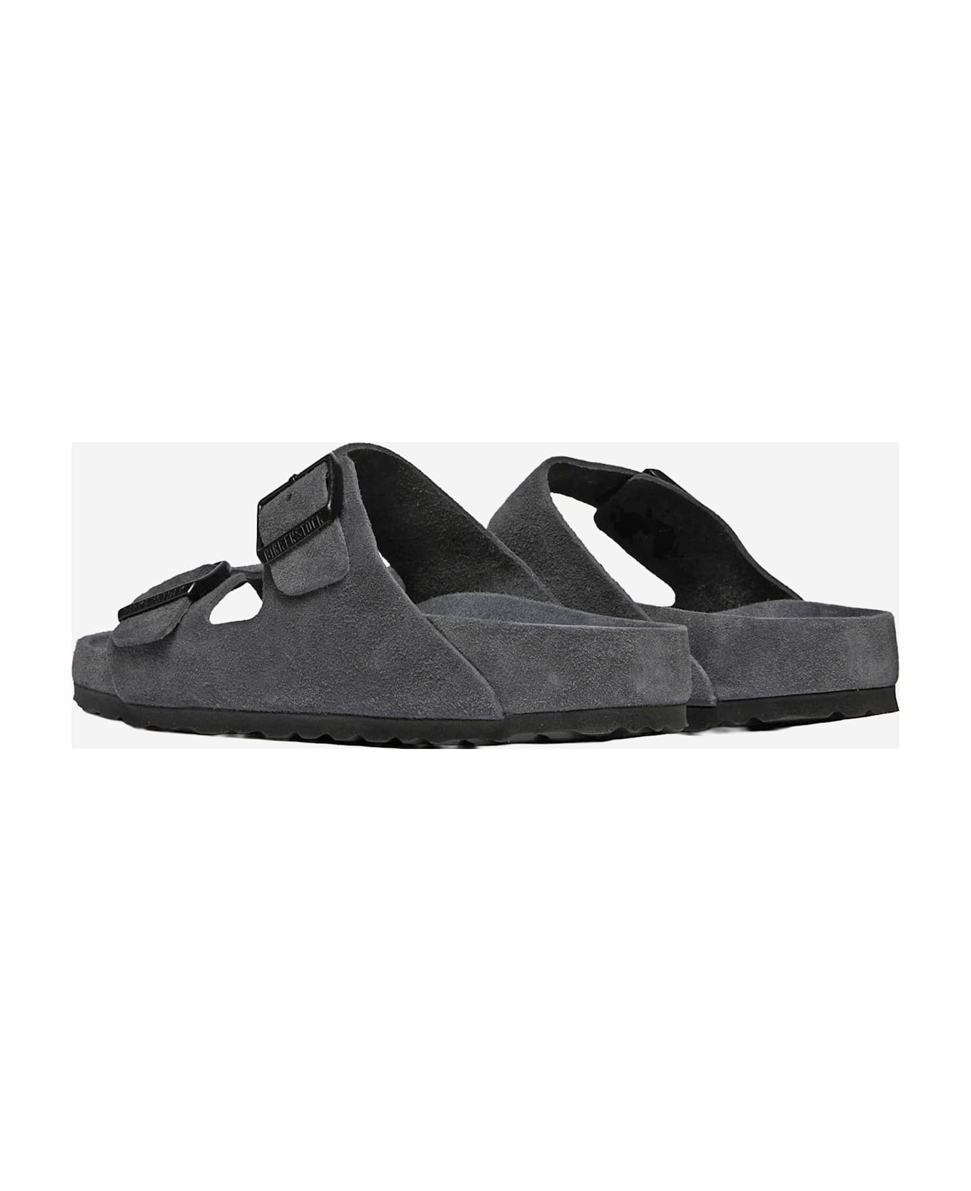 Birkenstock Arizona Suede Sandals - Grey