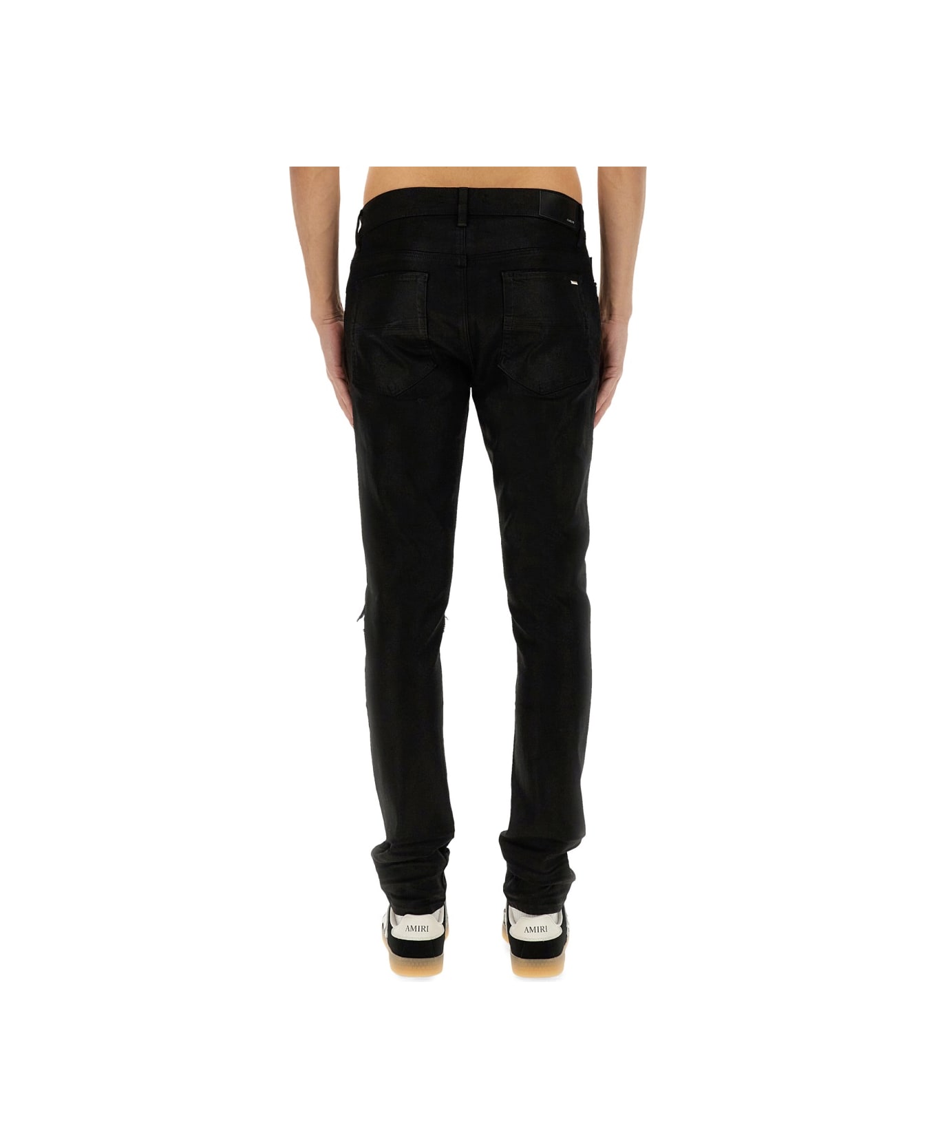 AMIRI "mx1 Waxed" Jeans - BLACK