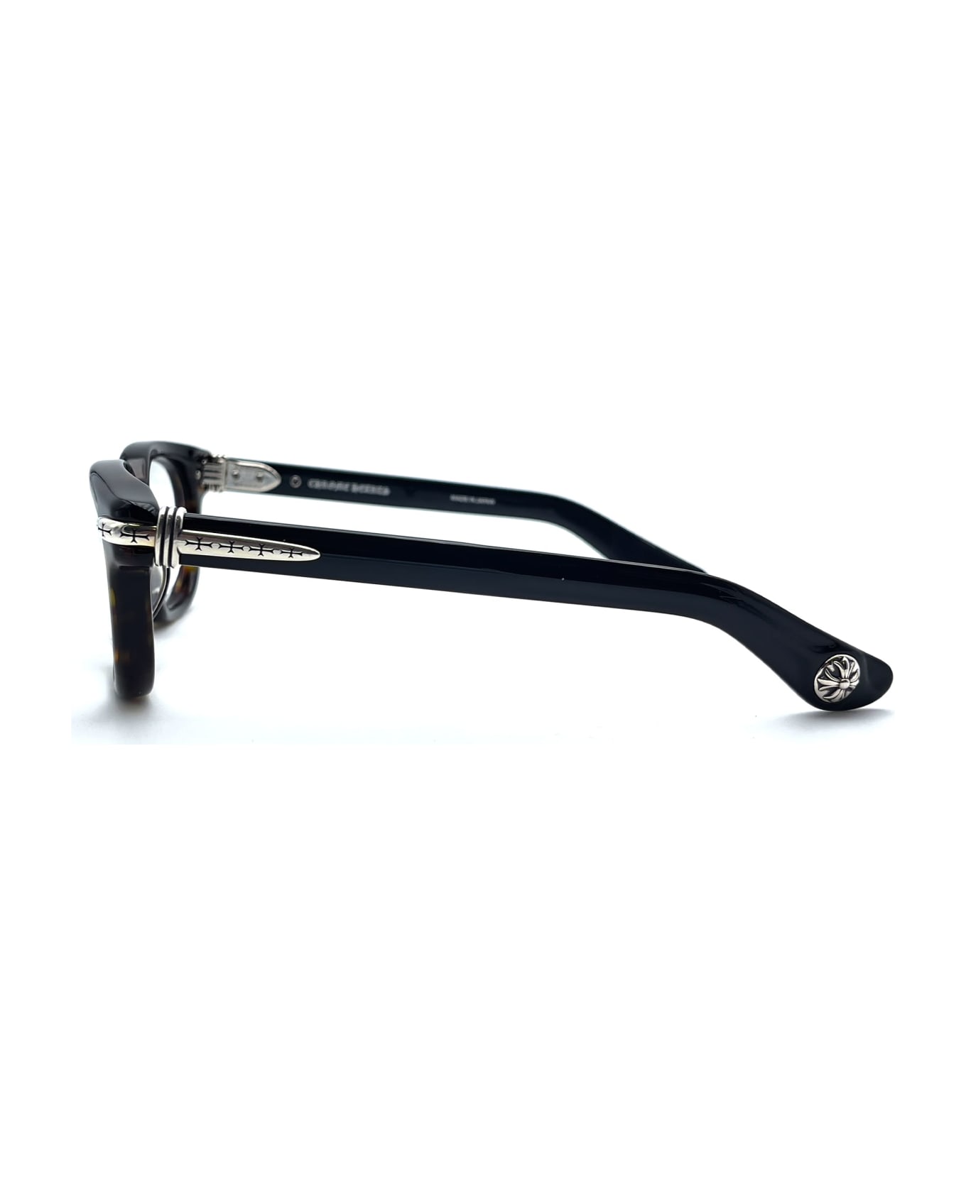 Chrome Hearts Drippin - Dark Tortoise Black Rx Glasses - Tortoise