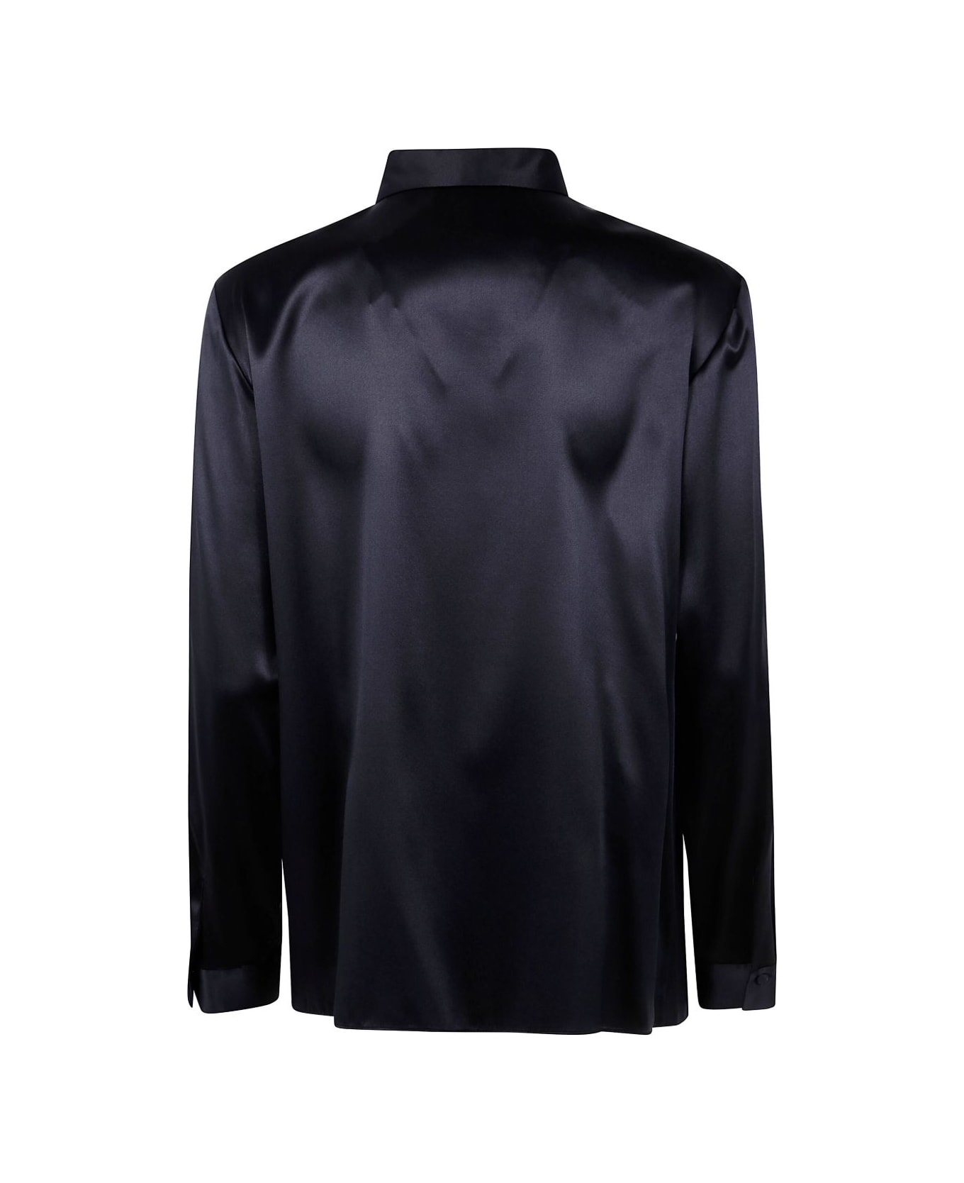 Emporio Armani Silk Shirt - Blue