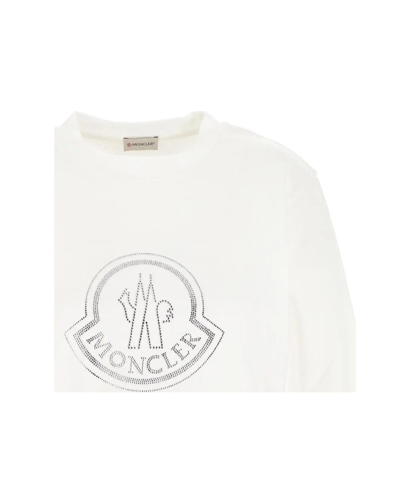 Moncler Crewneck Sweatshirt - White