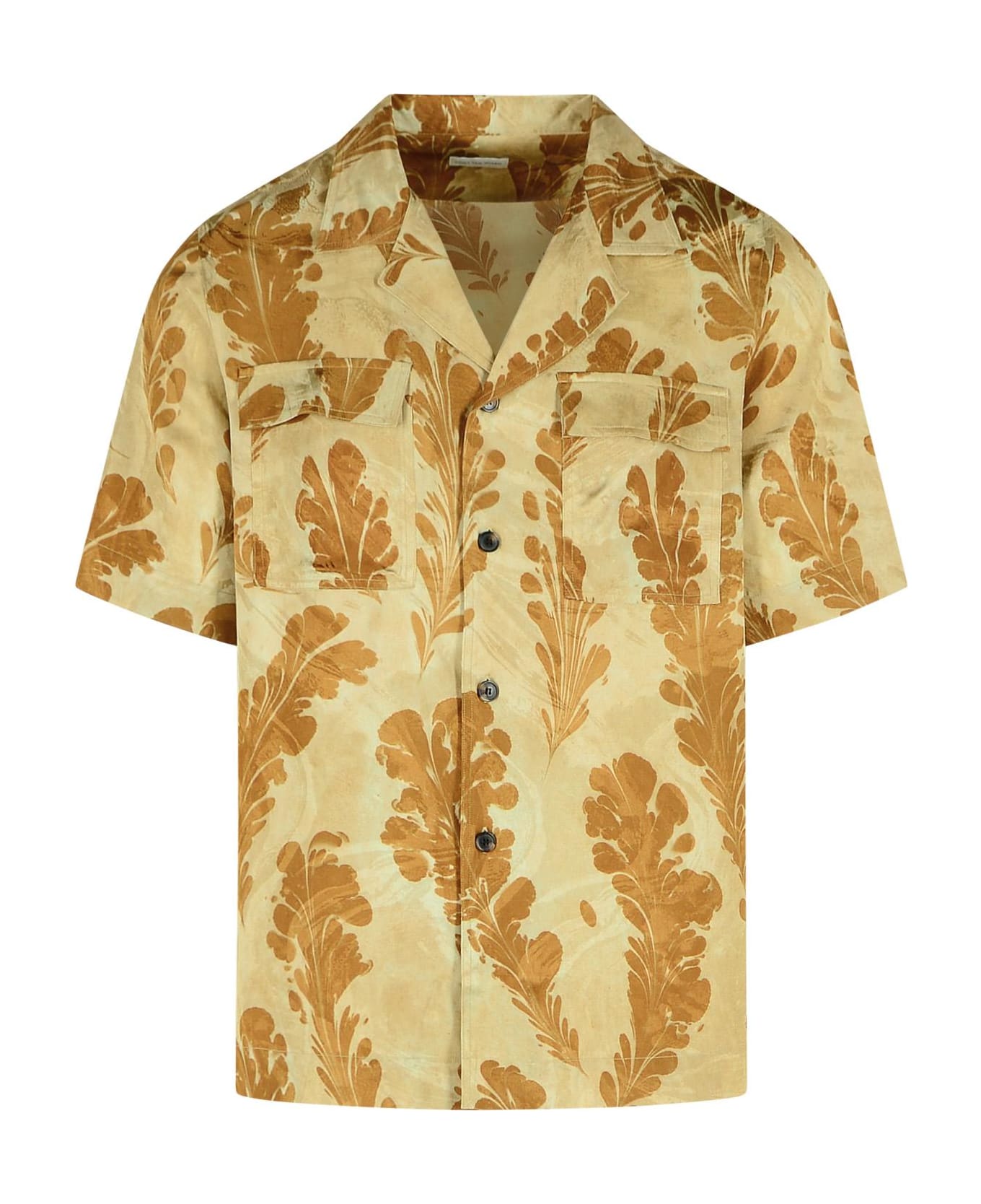 Dries Van Noten 
cameron
 Beige Viscose Shirt - Beige