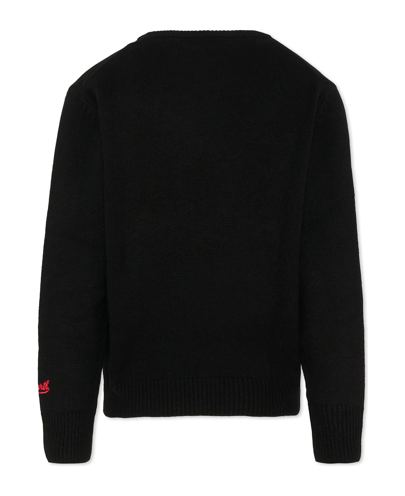 MC2 Saint Barth Black Sweater For Boy With Snoopy - Black