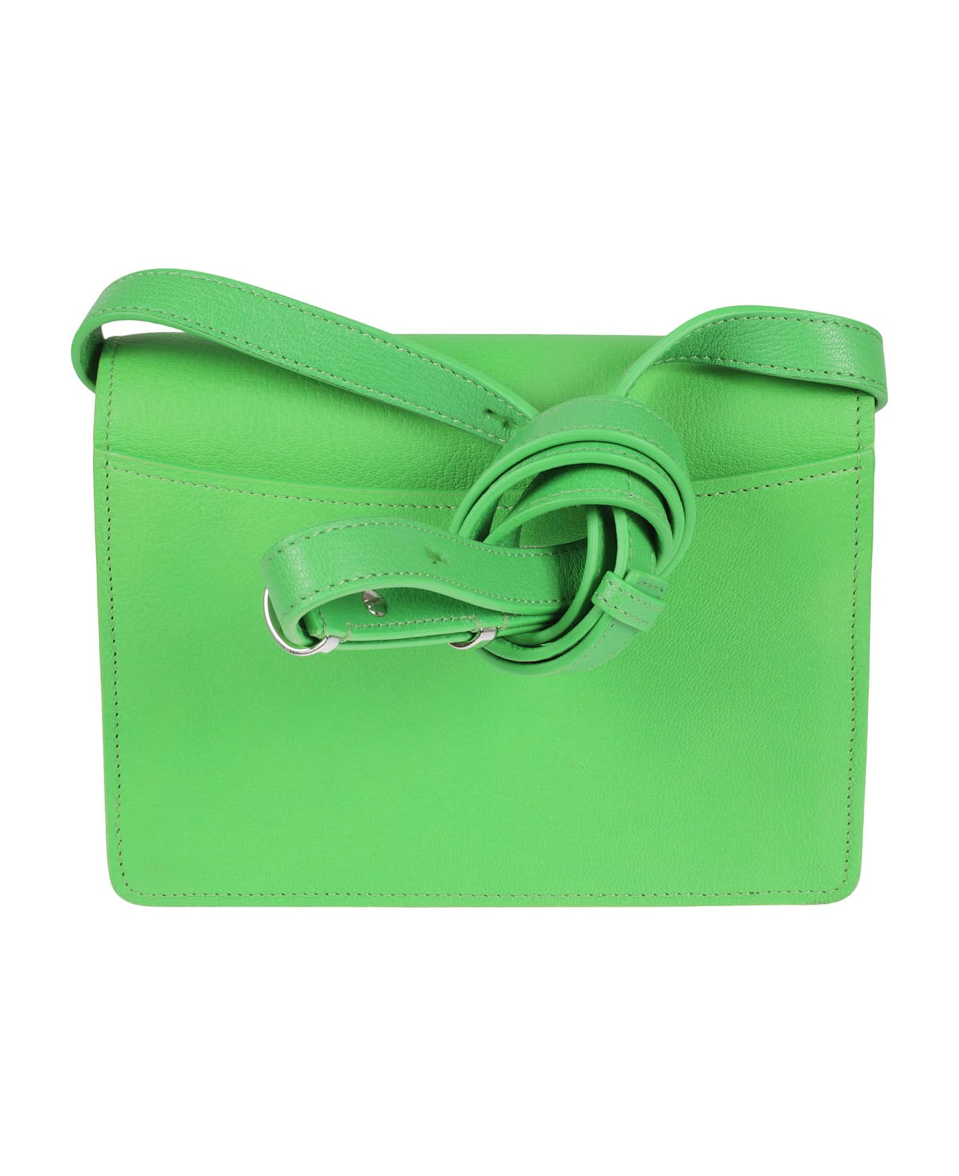Alexander McQueen The Four Ring Crossbody Bag - Acid Green