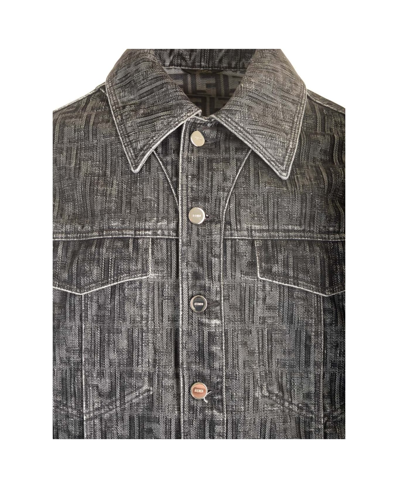 Fendi Denim Jacket - Grey