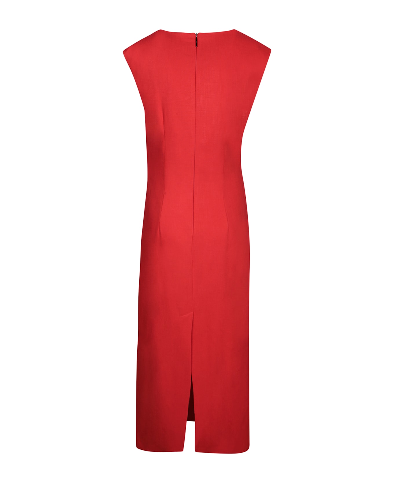 MSGM Viscose Dress - Red