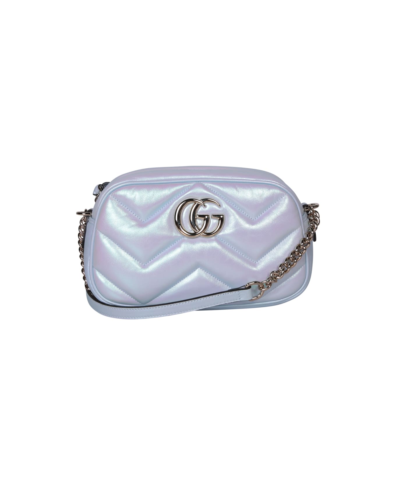 Gucci Gg Marmont Small Shoulder Bag - Iride Snow