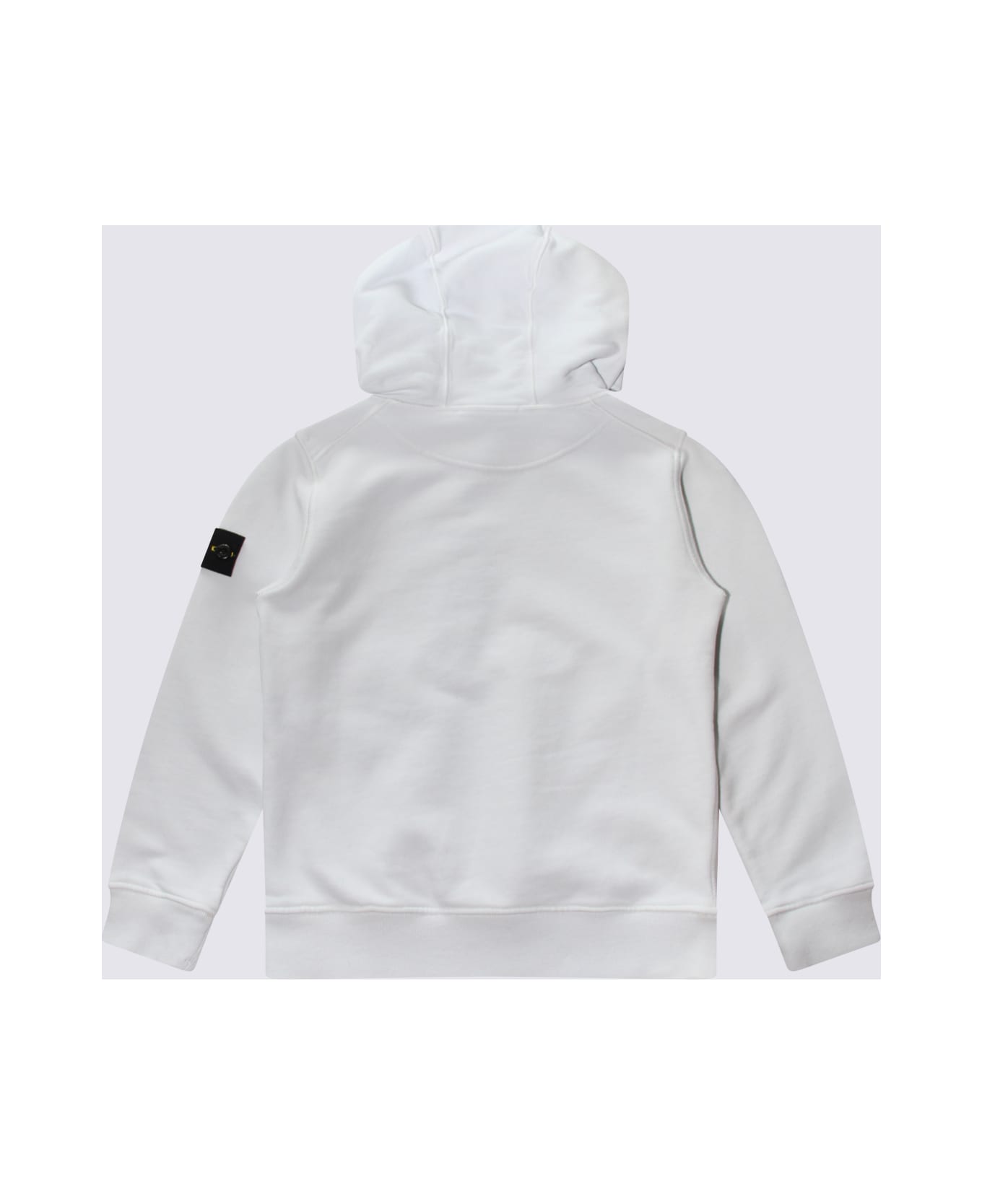 Stone Island White Cotton Sweatshirt - White