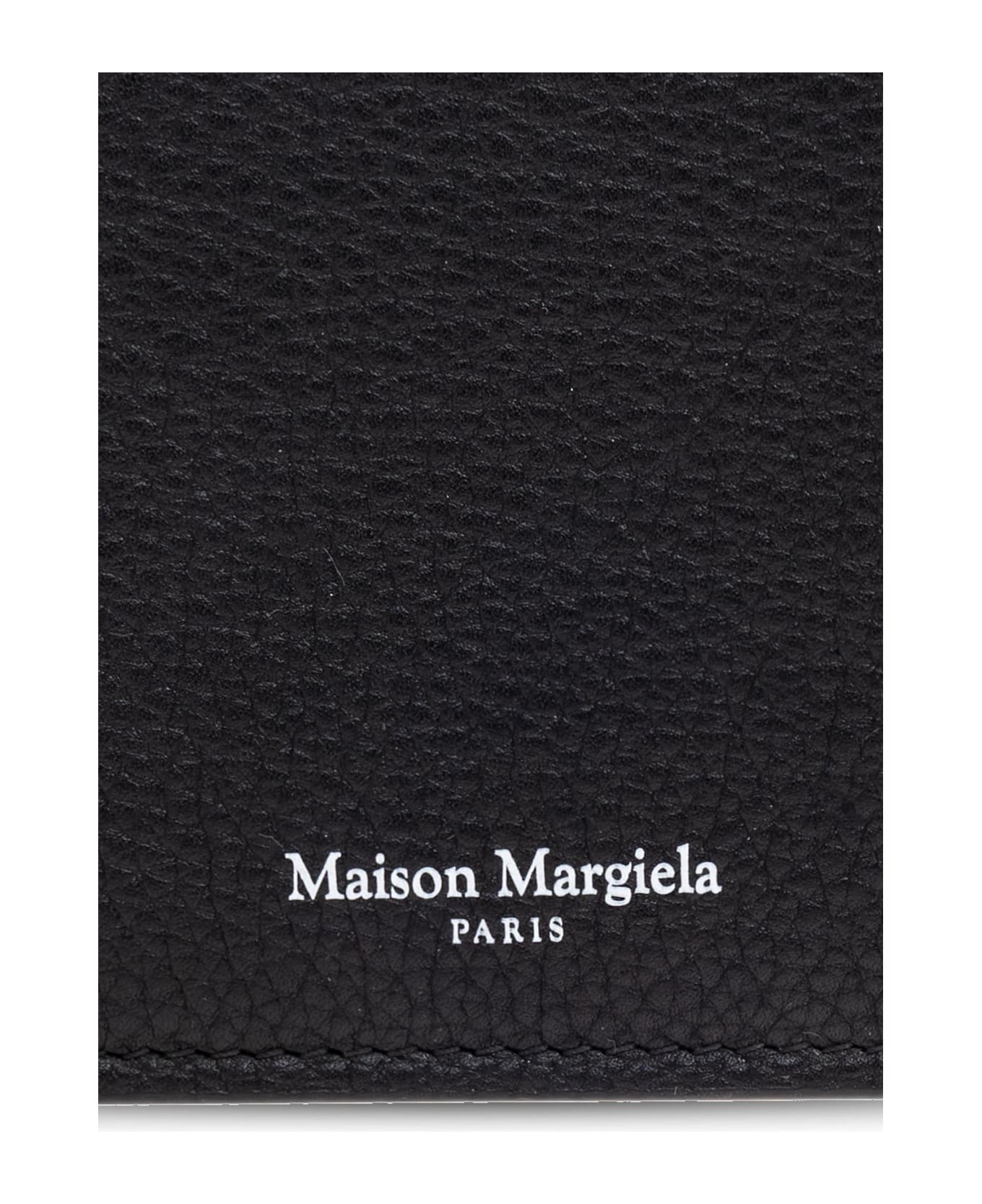 Maison Margiela Leather Wallet - Nero