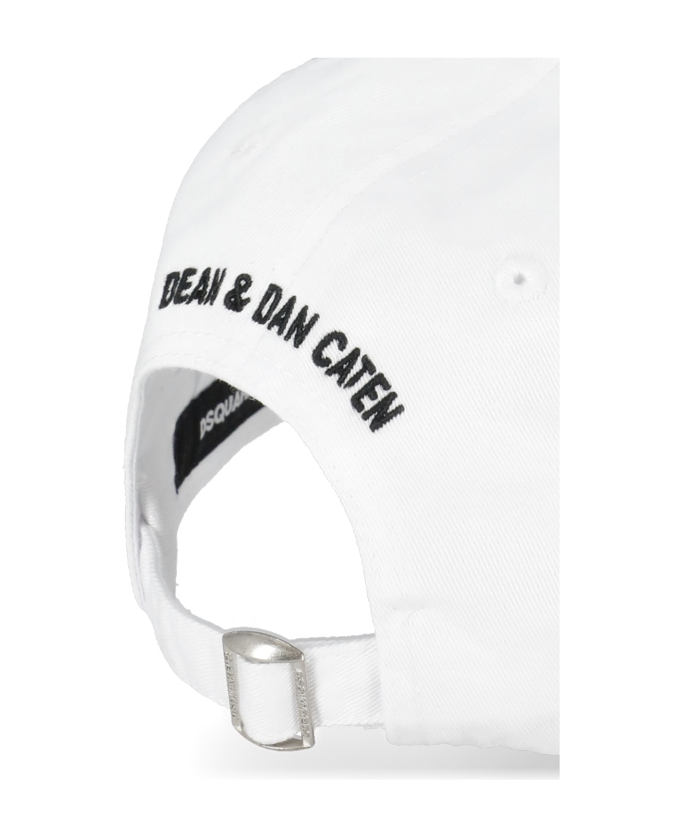 Dsquared2 Baseball Cap With Logo - White 帽子