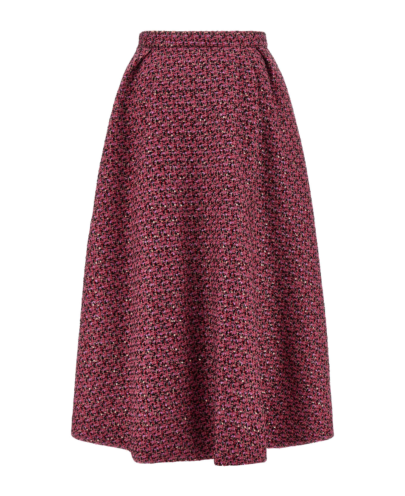 Alessandra Rich Tweed Skirt - Pink