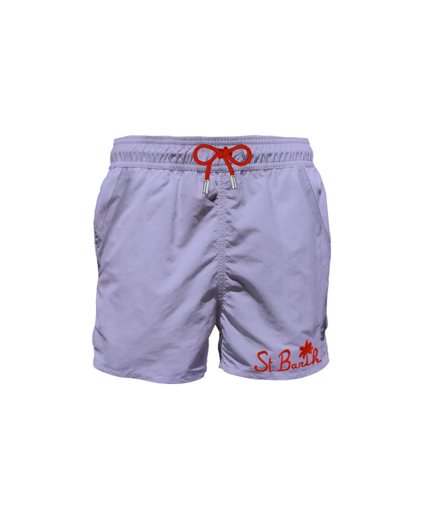 MC2 Saint Barth Lilac Man Swim Shorts With Pocket - PURPLE スイムトランクス