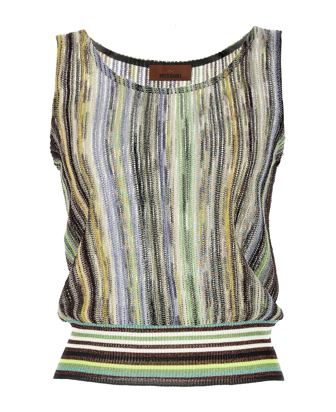 Missoni Striped Lamé Top - Multicolor