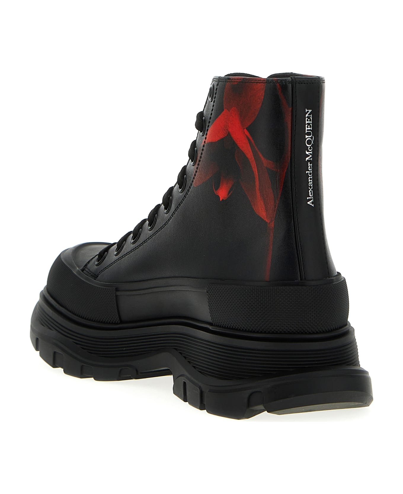 Alexander McQueen 'tread Slick' Ankle Boots - Black