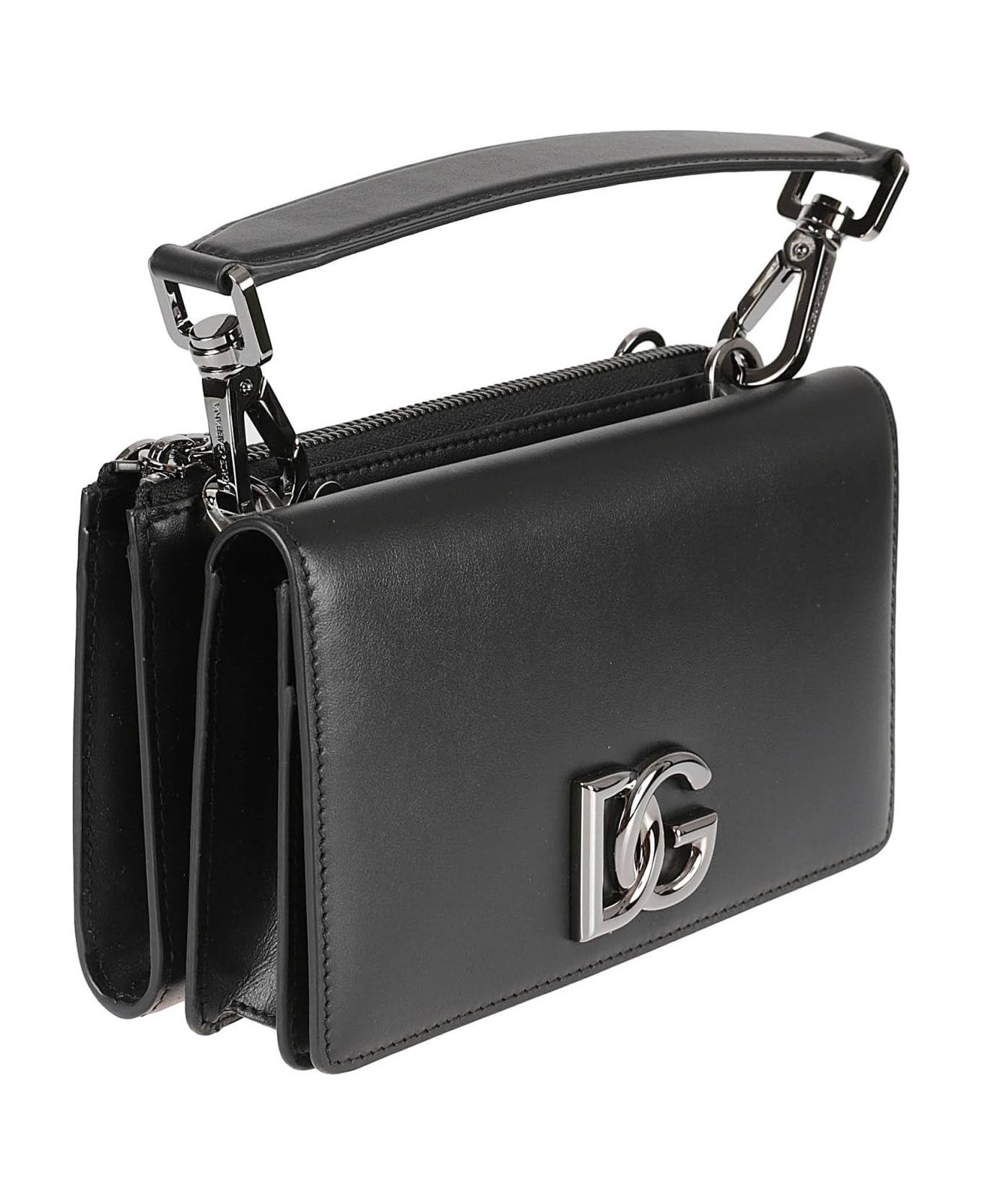 Dolce & Gabbana Continuative Crossbody Bag - Black