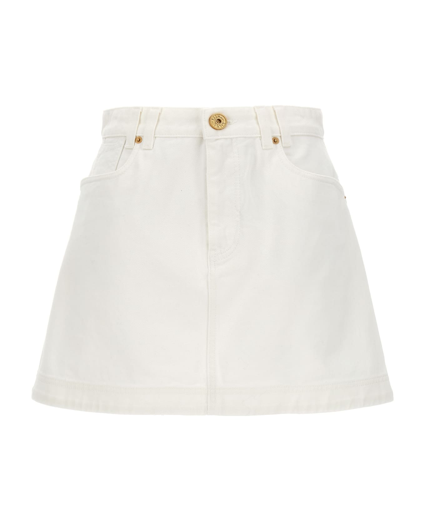 Balmain 'western' Skirt - White