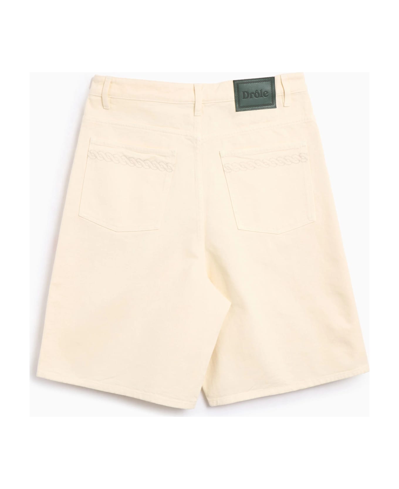 Drôle de Monsieur Le Short Baggy Ecru - Ow Off White