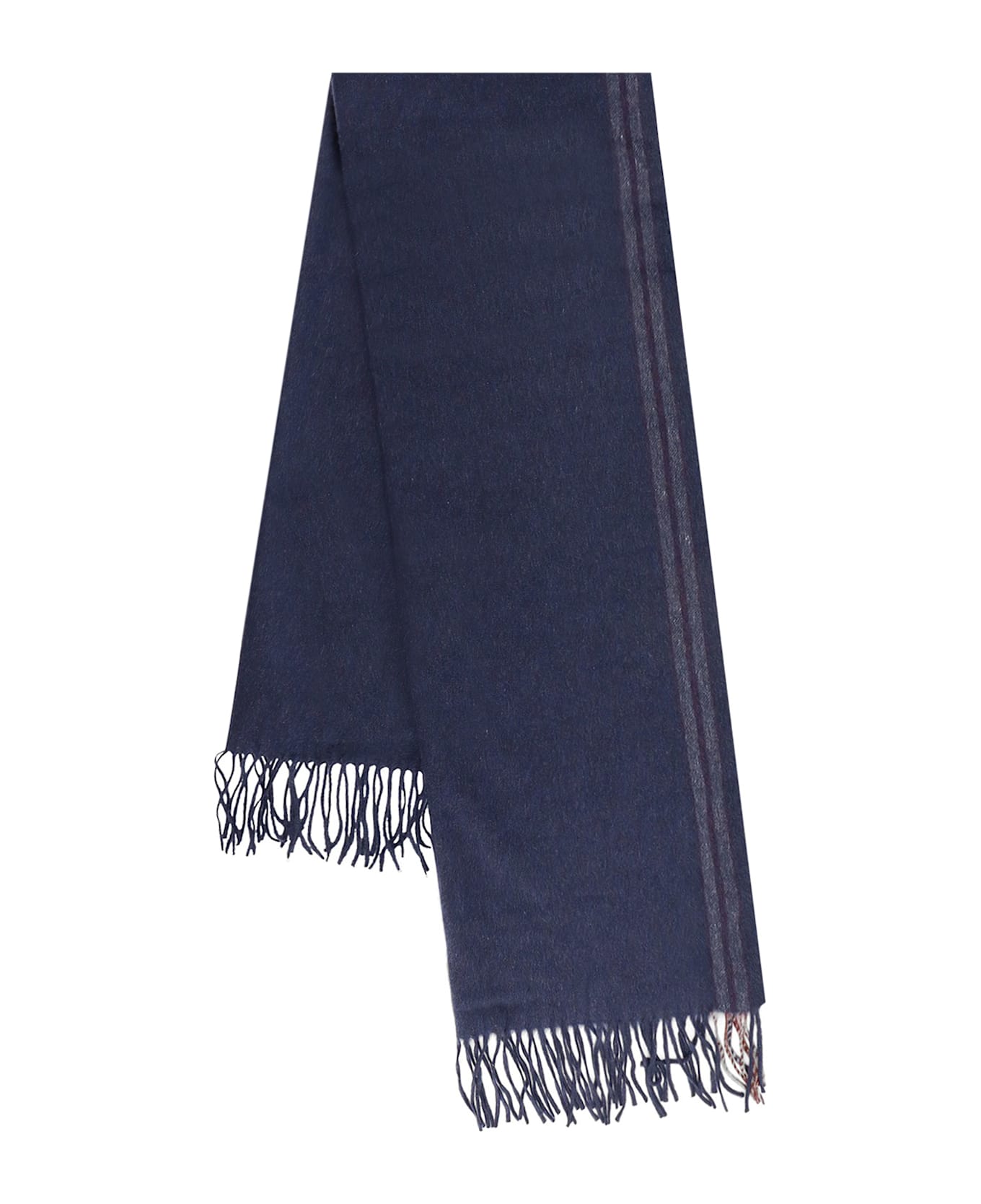 Brunello Cucinelli Silk Scarf - BLU RUBINO