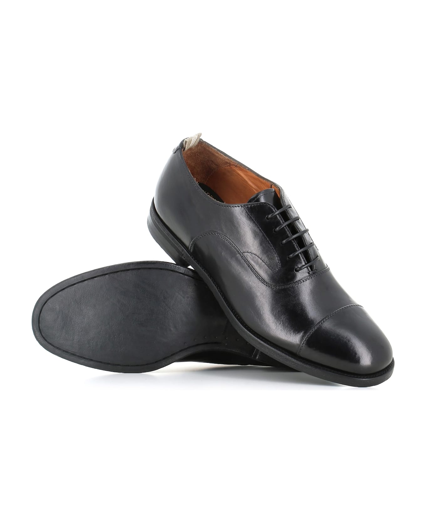 Officine Creative Derby Vanderbilt Caou/011 - Black