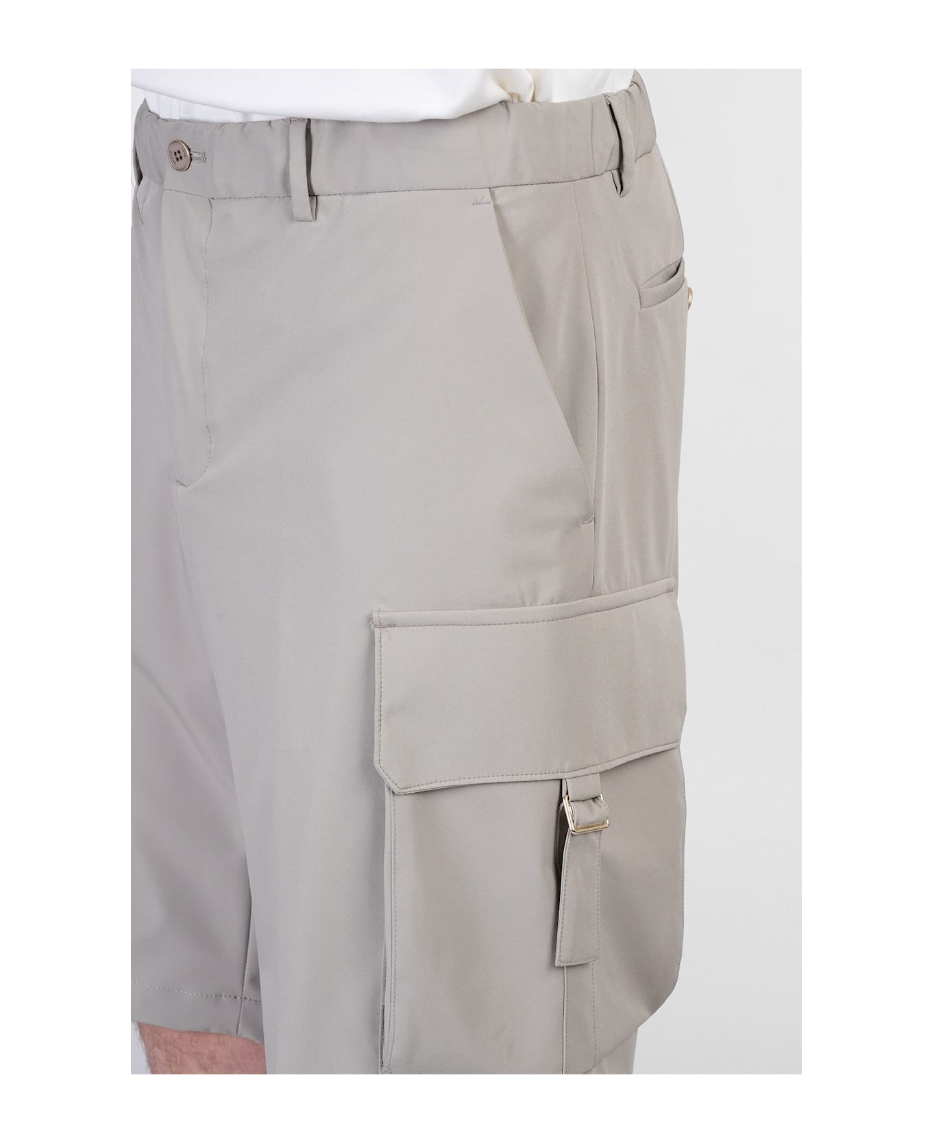 Briglia 1949 Tocqp Shorts In Taupe Polyamide - taupe