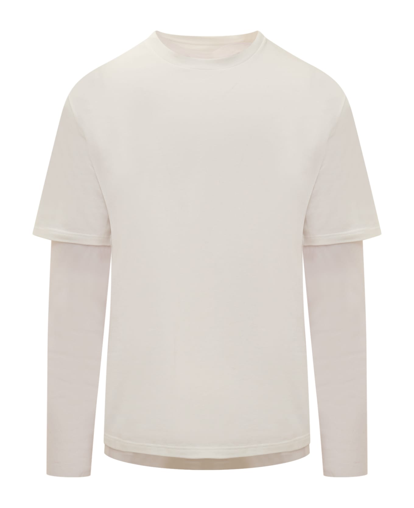 Jil Sander Layered T-shirt - MARSHMALLOW シャツ