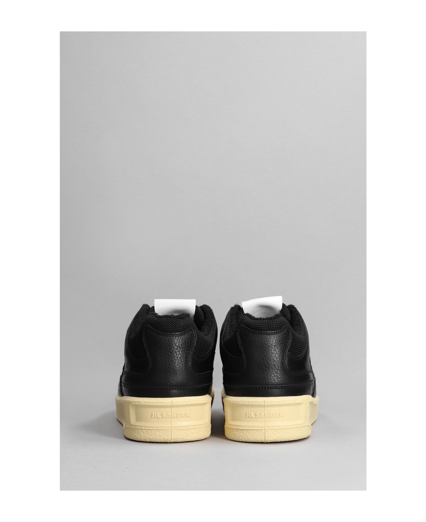 Jil Sander Sneakers In Black Leather - black