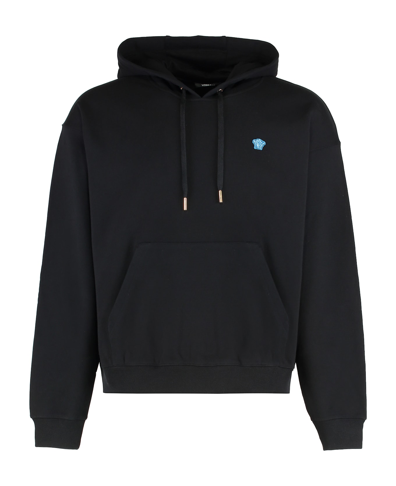 Versace Cotton Hoodie - black