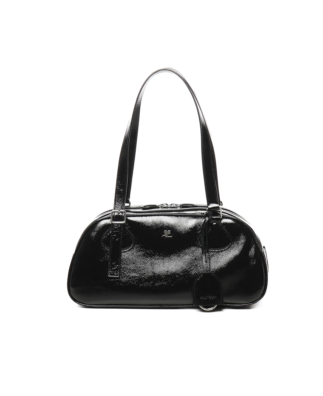 Courrèges Medium Friday Shoulder Bag - Black